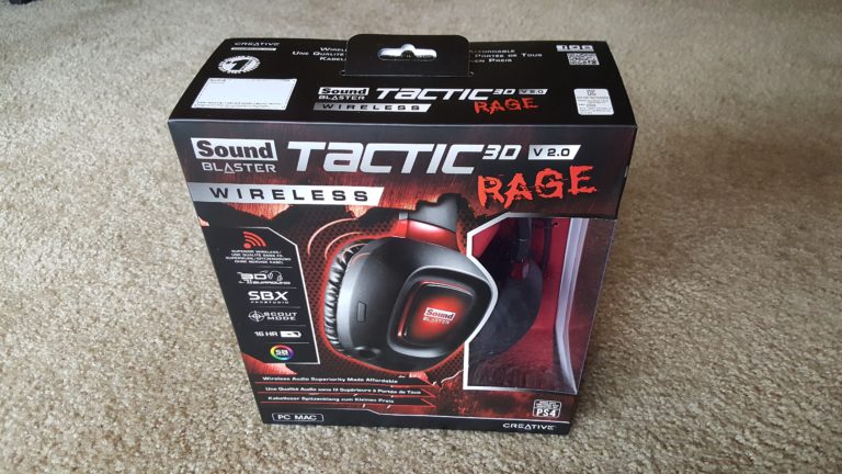 Sound Blaster Tactic3D RAGE Wireless V2.0 Headset Review