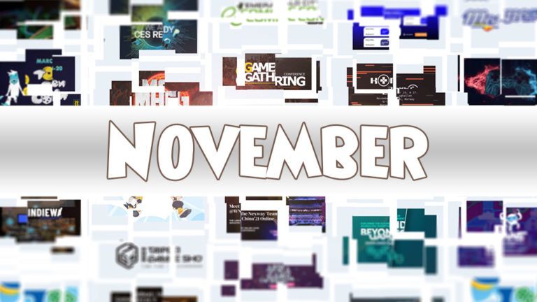 November 2021 Game Industry Events Calendar