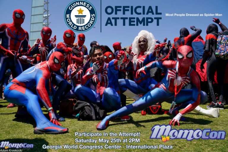 MomoCon 2024 Attendees to Attempt Official Guinness World Records-Recognized “Most Spider-Man Cosplayers”