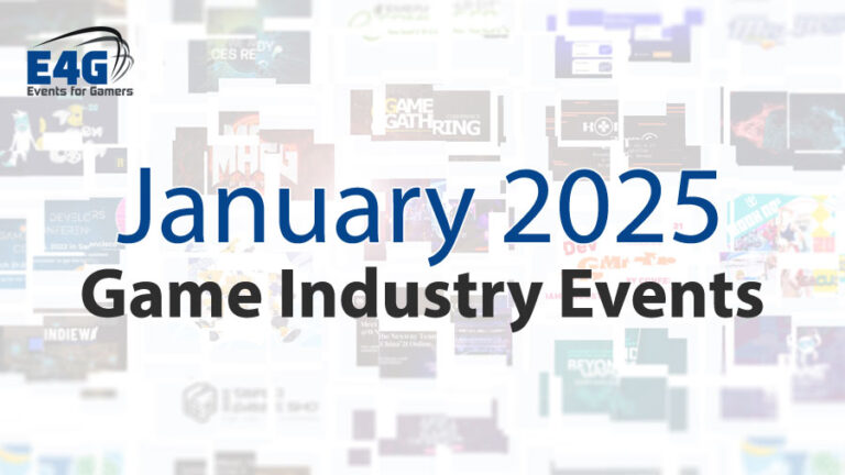 January 2025 Game Industry Conference and Convention Events Calendar