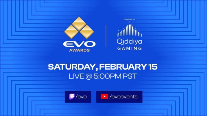 2025 EVO Awards image with event details.